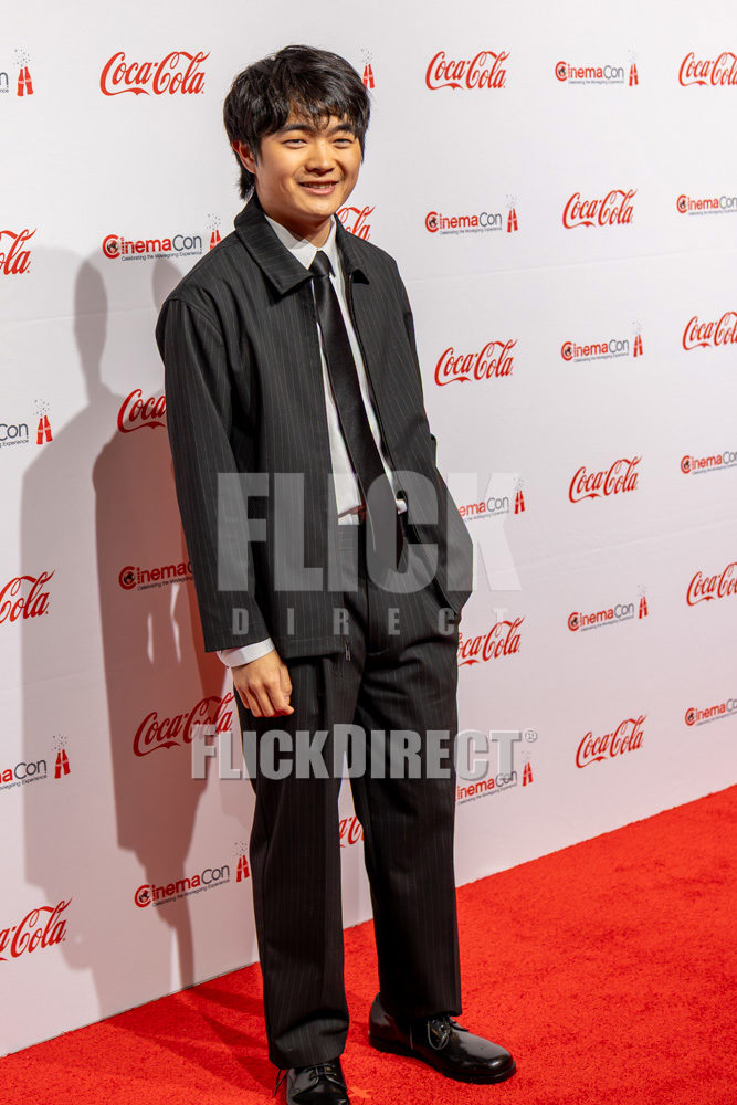 Ben Wang receiving the Star of Tomorrow Award at CinemaCon 2025 in Las Vegas