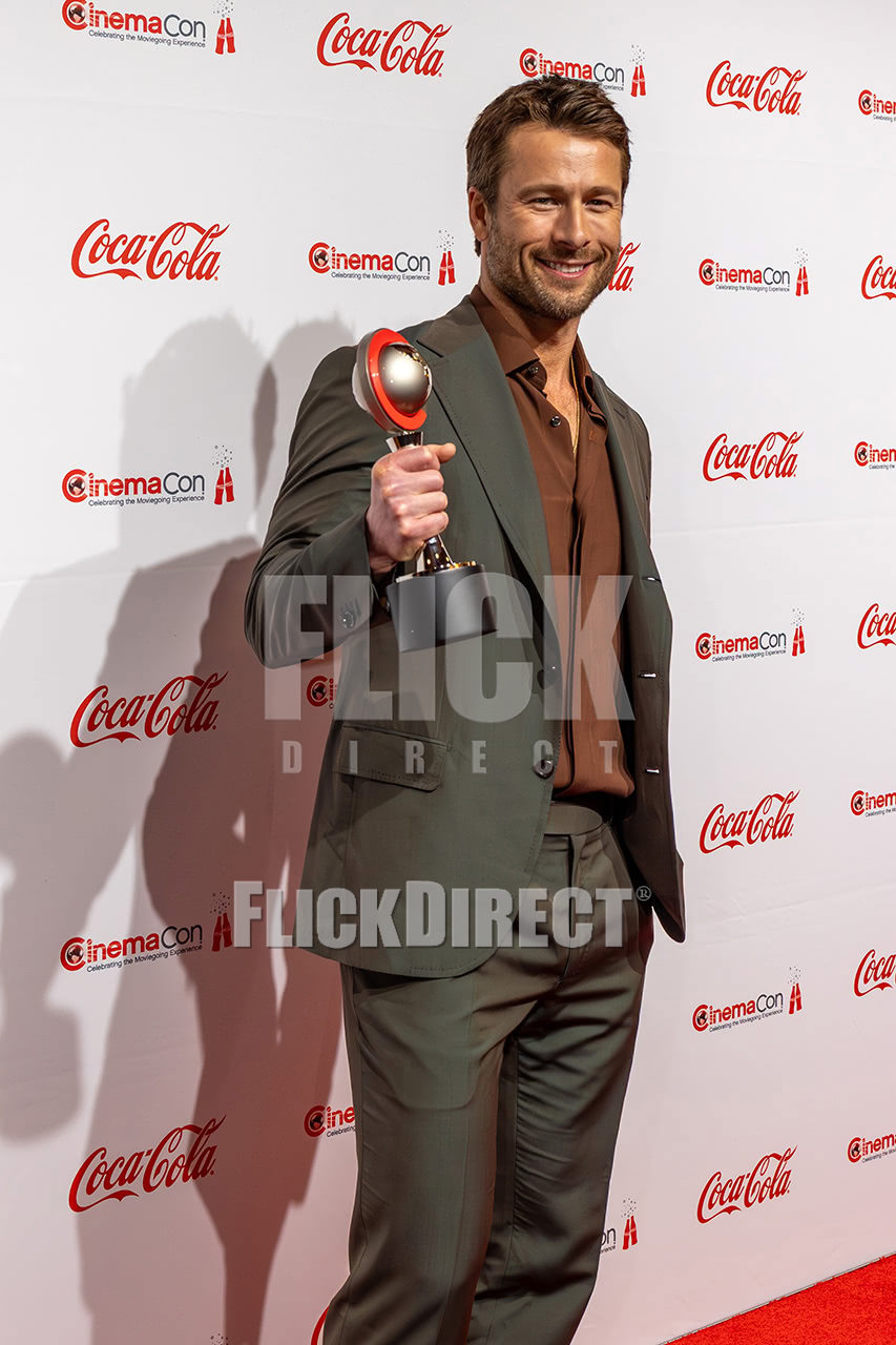 Glen Powell honored as Star of the Year at CinemaCon 2025 in Las Vegas