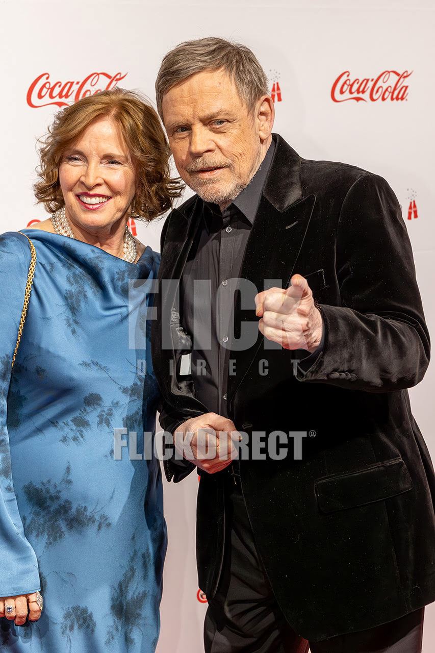 Mark Hamill receiving the Cinema Icon Award at CinemaCon 2025 in Las Vegas